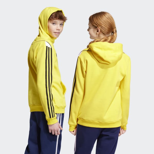 Adidas hoodie geel hot sale