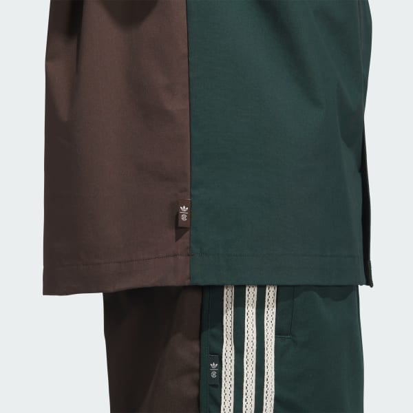 新品3XL ADIDAS X CLOT ボウリングシャツ ホワイトJP1599 adidas CLOT BOWLING SHIRT BY EDISON CHEN クリームホワイト