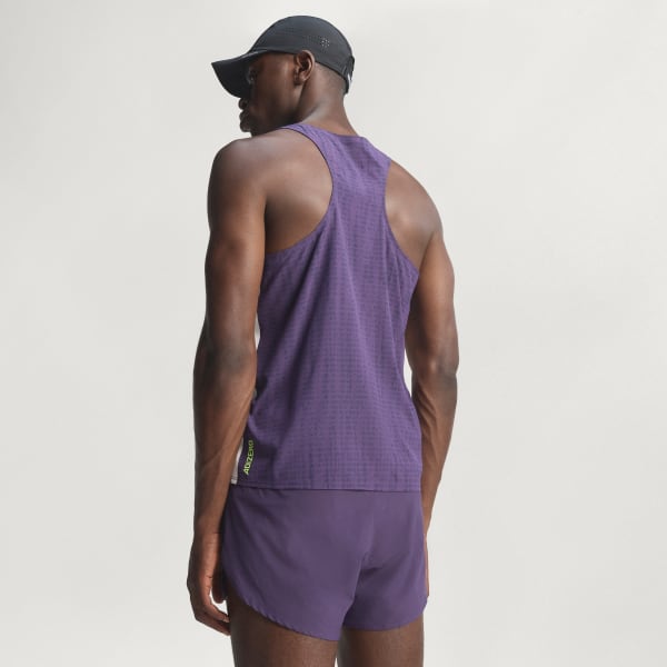 Roxo Camisola de Alças para Running Adizero