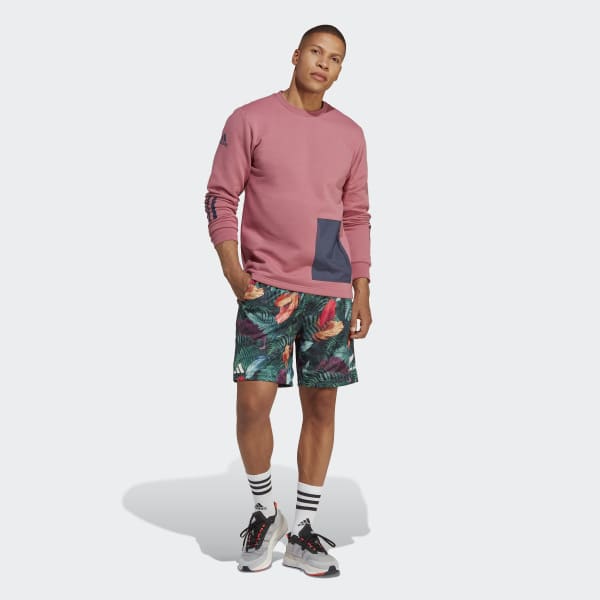 Pink All Blacks Rugby Lifestyle Crewneck Sweatshirt