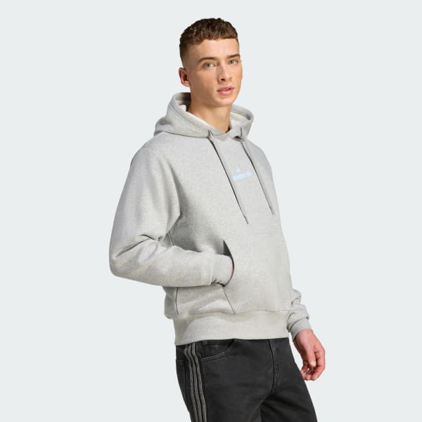 adidas Volleyball Graphic Hoodie - Grey | Free Shipping with