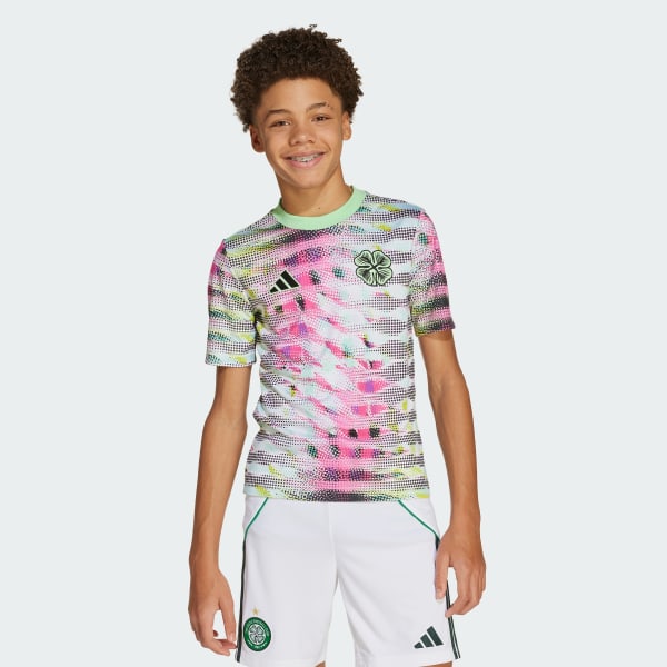 Schwarz Celtic FC 25/26 Kids Pre-Match Shirt