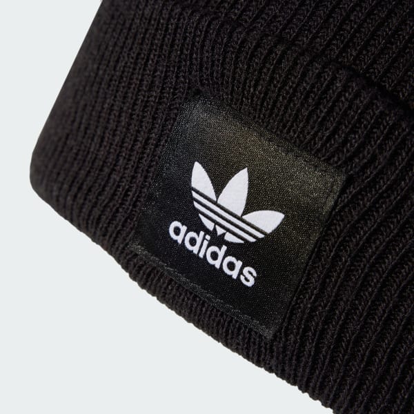 Negro Gorro Beanie Adicolor Cuff (UNISEX)
