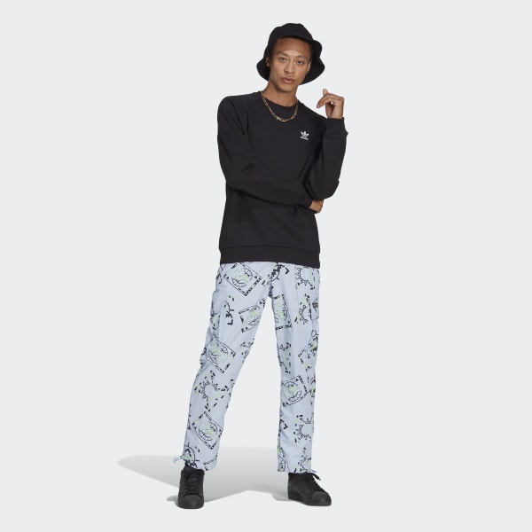 Svart Trefoil Essentials Crewneck Sweatshirt BVB37