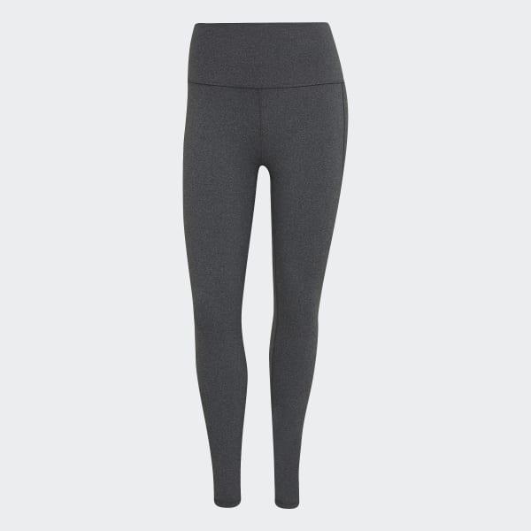 Szary adidas Yoga Studio 7/8 Leggings