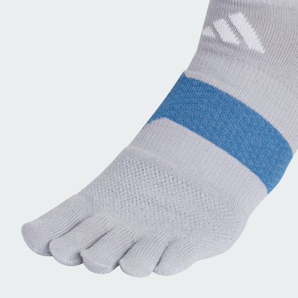 グレー ランニング用5本指ソックス