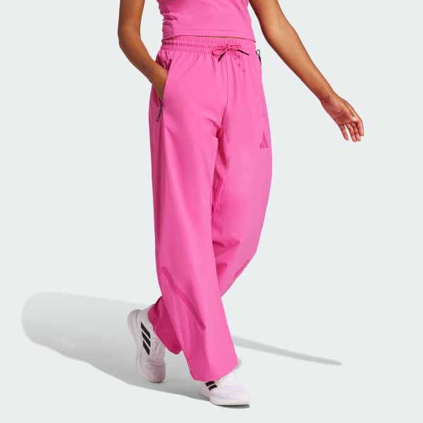 สีชมพู กางเกงขายาวผ้าทอ adidas Z.N.E.