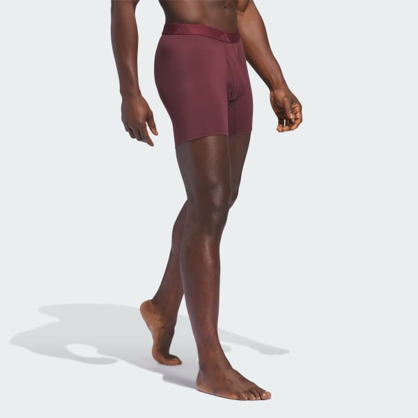 Burgundy Luxe Comfort 3-Pack Boxer Briefs