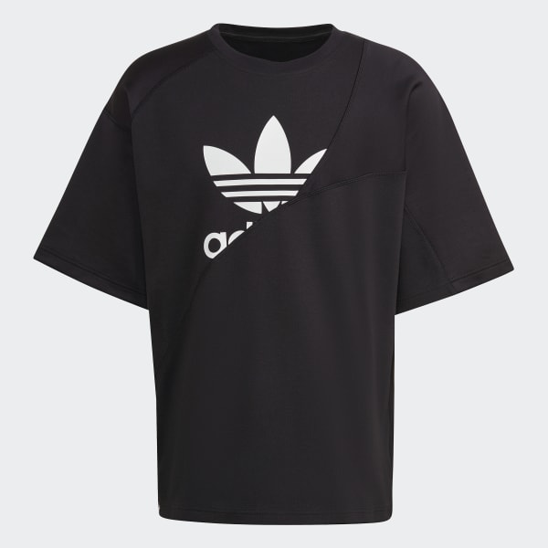 Black Adicolor Tricot Interlock T-Shirt HQ230