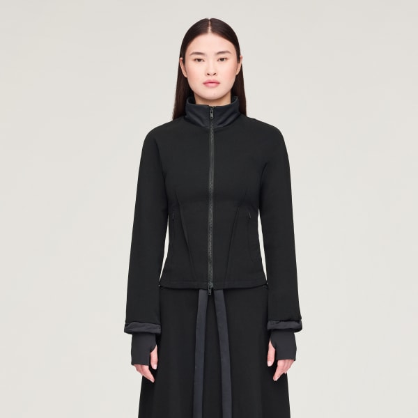 Black Y-3 Fitted Track Top