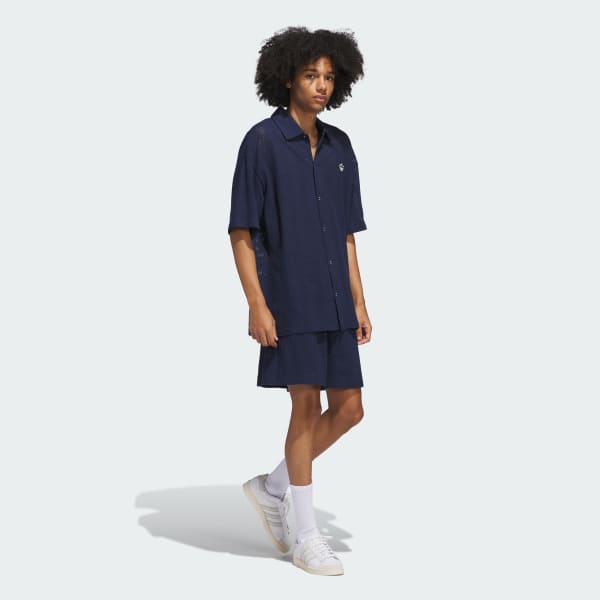 Mau-xanh-da-troi Quần Short Dệt Kim Mùa Hè (Unisex)