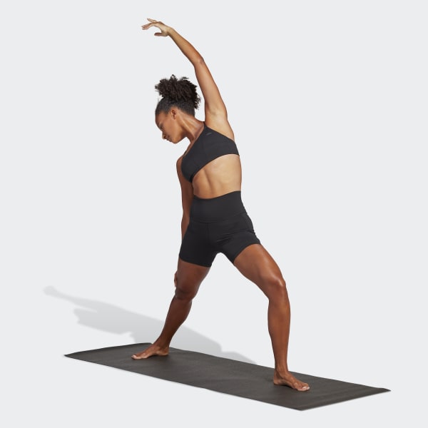 adidas Yoga Studio Five-Inch Short Training Leggings - Purple