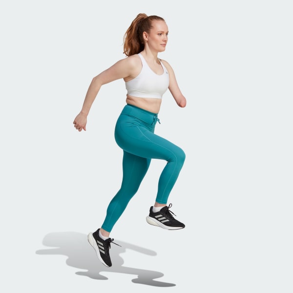 Turquoise Run Essentials Stay in Play 7/8 Leggings