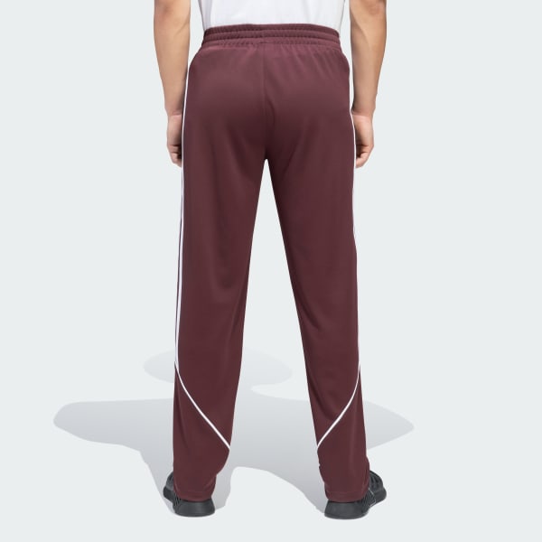 Burgundy adidas Sportswear Striped Pants