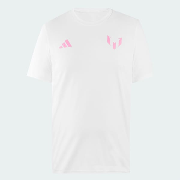 Branco Camiseta Messi Football Graphic