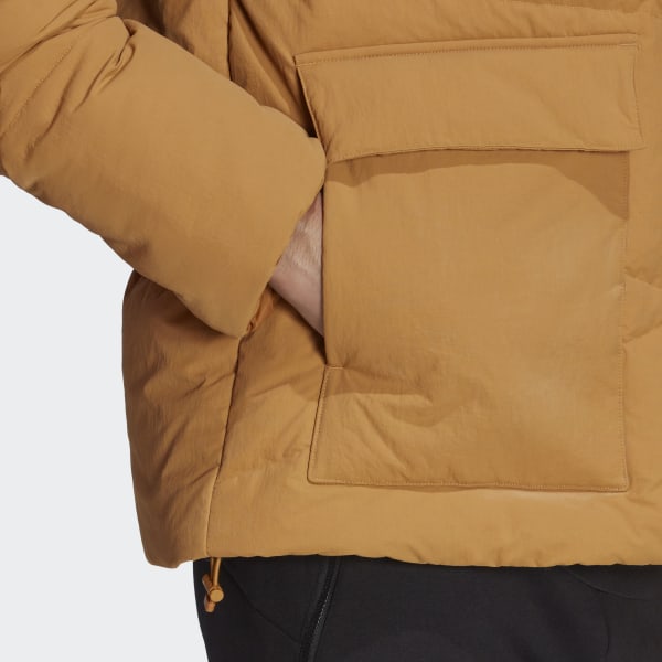 Brown Big Baffle Down Jacket