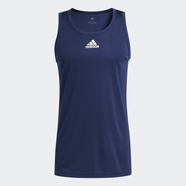 Adidas men's sales heathered tank top