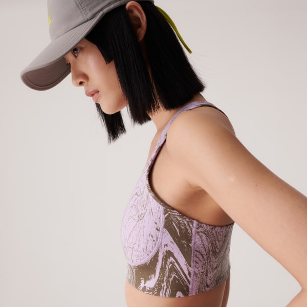 Fioletowy Biustonosz adidas by Stella McCartney True Purpose Power Impact Training