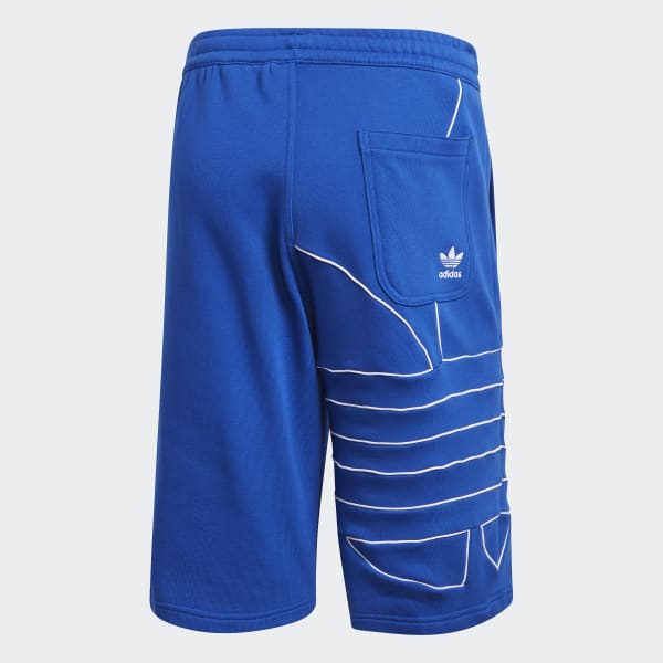 adidas Big Trefoil Sweat Shorts - Blue 