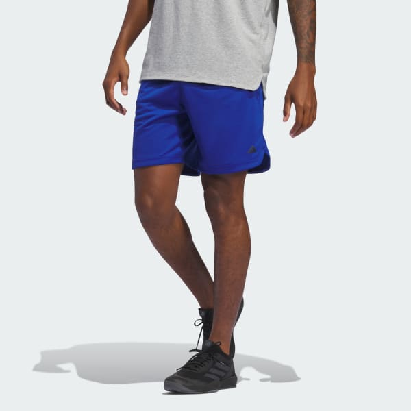 adidas Axis Knit Training Shorts - Blue | Free Shipping with