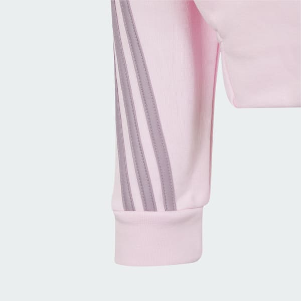 Rose Veste à capuche entièrement zippée 3-Stripes Future Icons