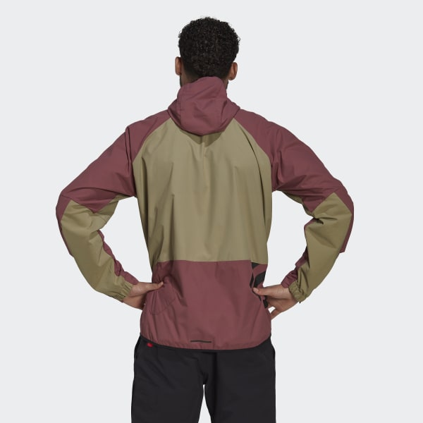 Burgundy Five Ten Wind Jacket