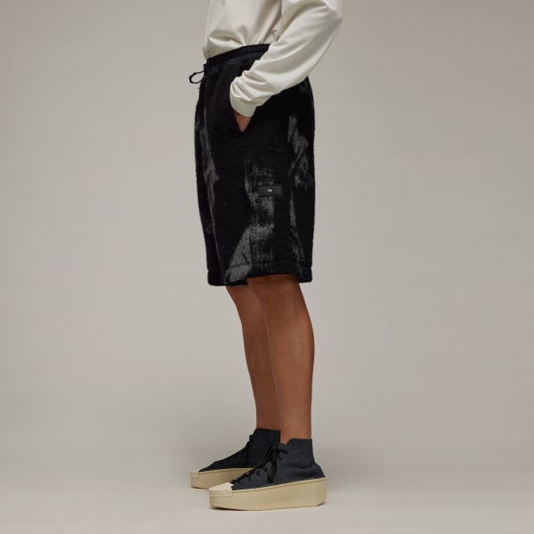 Negro Shorts Y-3 Felpa