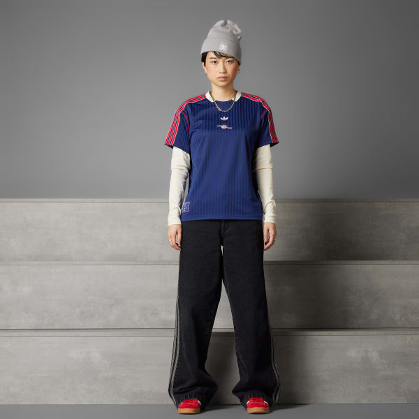 Biru Jersey Arsenal Terrace Icons (Uniseks)