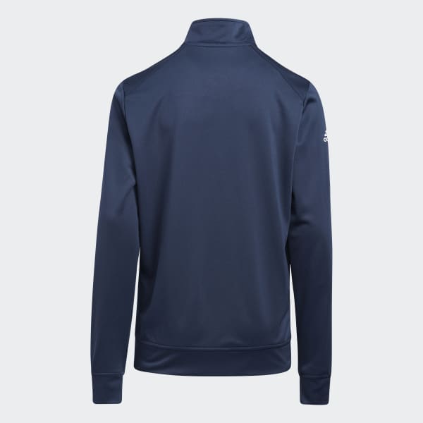 Blue Heather Quarter Zip Sweatshirt JIK03