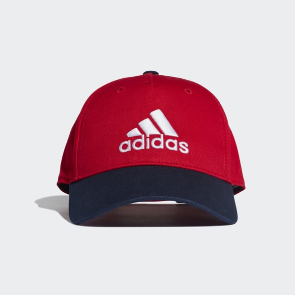 cappello adidas rosso