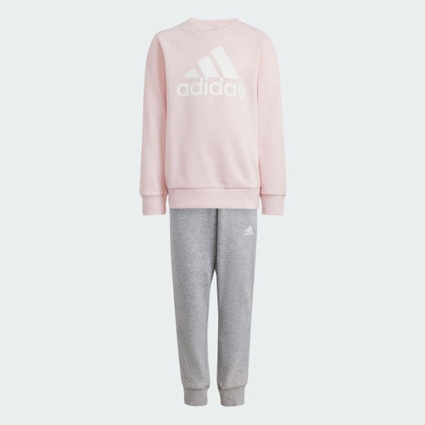 Pink Essentials Logo French Terry Jogger Set