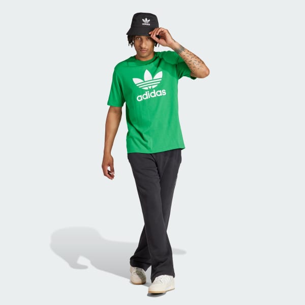 Green Adicolor Trefoil Tee