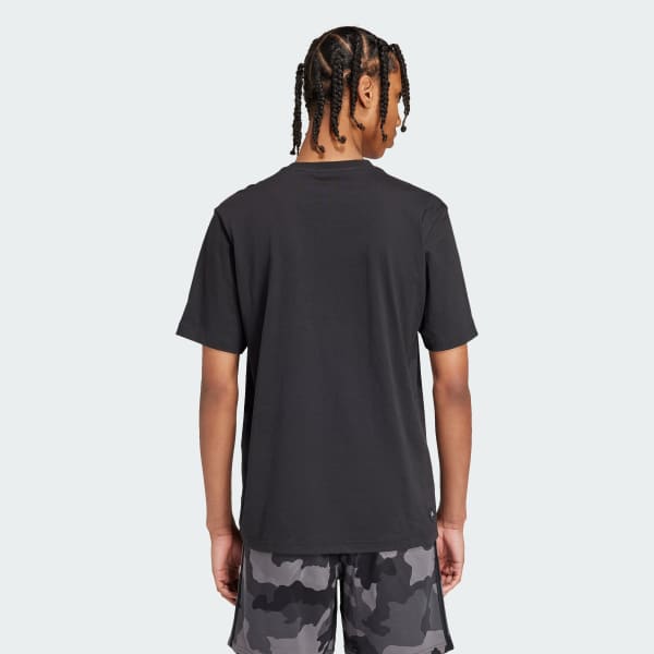 Svart Remoji Pocket Graphic T-shirt