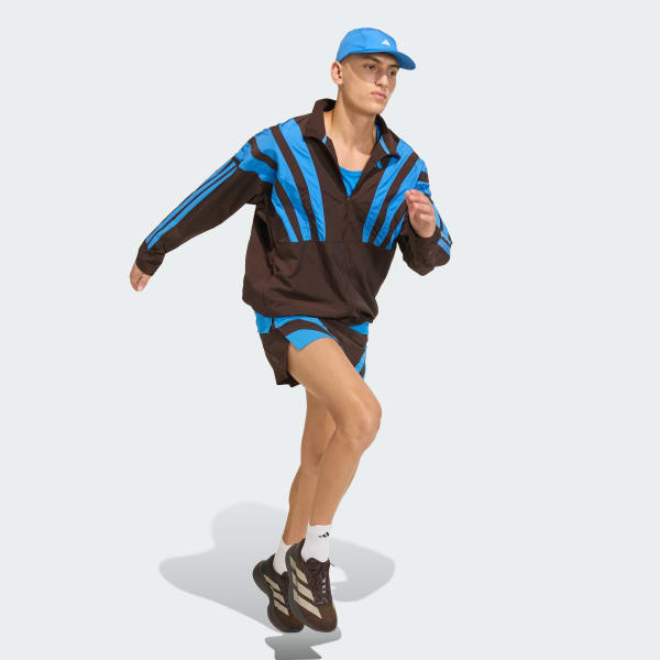 Marron Veste de running Adizero Archive