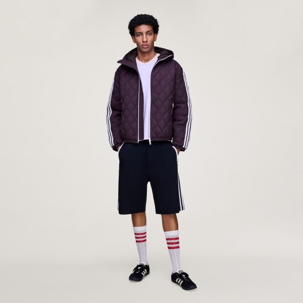 Burgundy Quiltad Wales Bonner-jacka