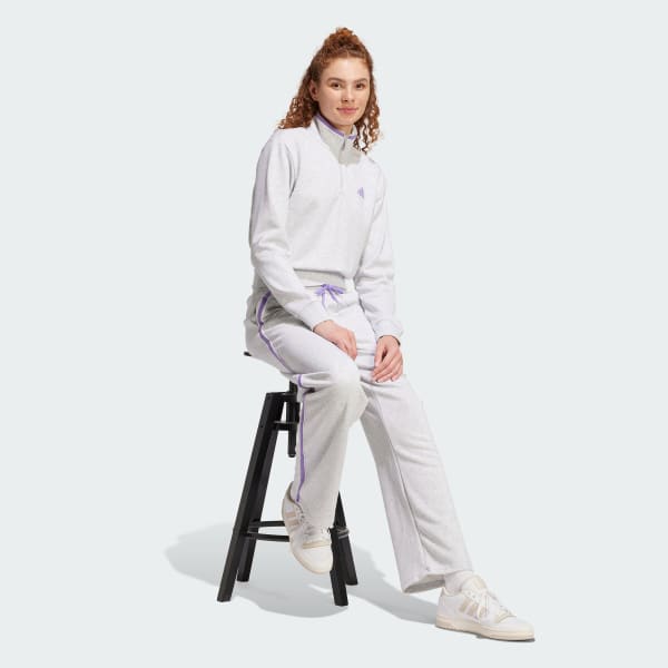 Gra Essentials Color Pop French Terry Crop Quarter-Zip Träningsjacka