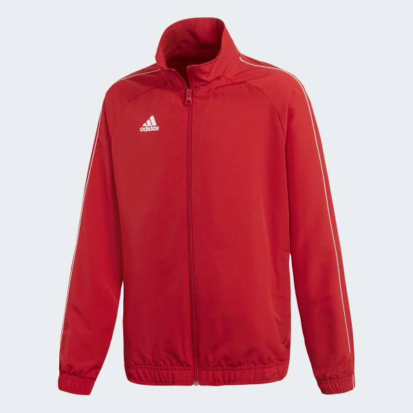 adidas Core 18 Presentation Track Top - Red | adidas UK