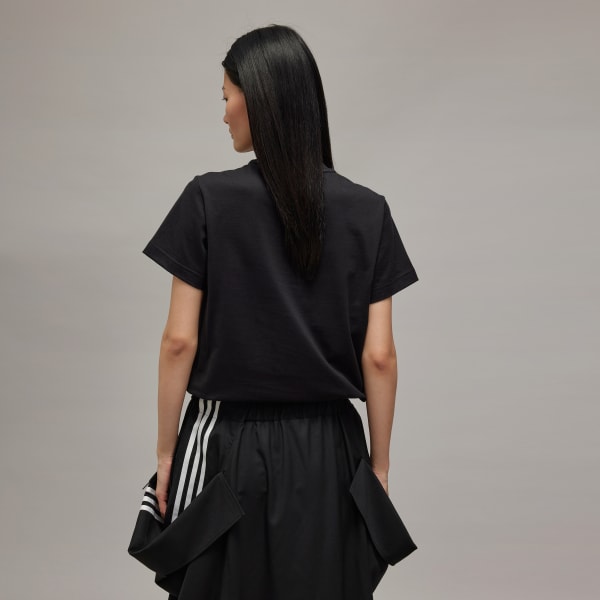 Siyah Y-3 Regular Kısa Kollu Tişört