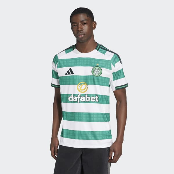 adidas Celtic FC 25/26 Home Jersey - White | Free Shipping