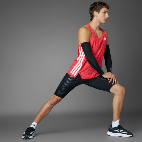 rood Adizero Running Singlet