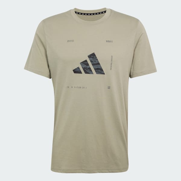 Verde Polo Climacool Training Camo Logo Graphic