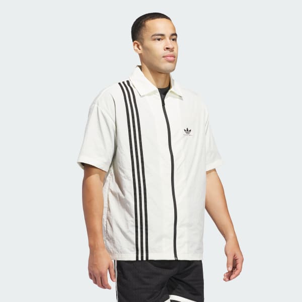 Beige 3-Stripes Shooting Top (Gender Neutral)