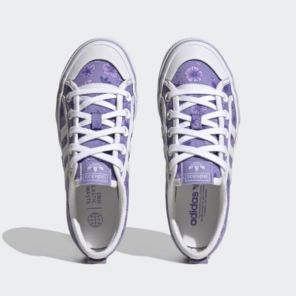 Weiss Nizza Platform Schuh