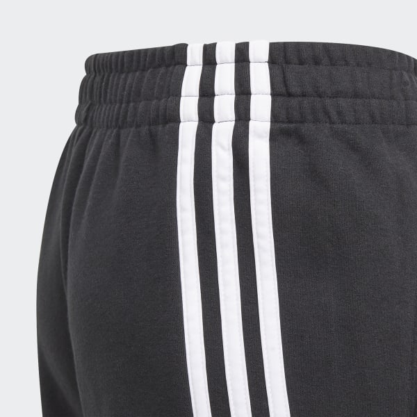 Black 3-Stripes Tapered Leg Pants