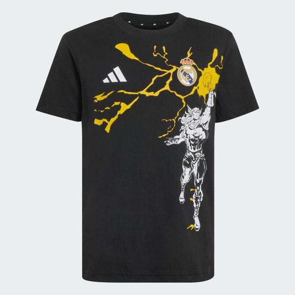 adidas Real Madrid Avengers T-Shirt Kids - Black | adidas Türkiye