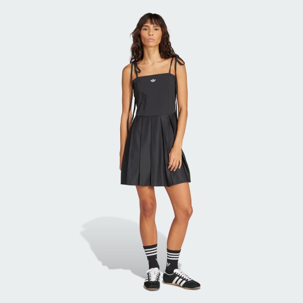 Chuchu pleats ribbon dress ブラック black ANDMARY】Chuchu pleats ribbon dress