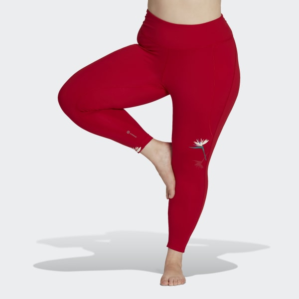 Plus size red adidas leggings Clearance