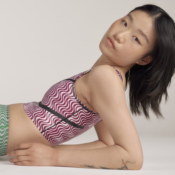 Blanco Playera Corta Estampada adidas by Stella McCartney TruePurpose