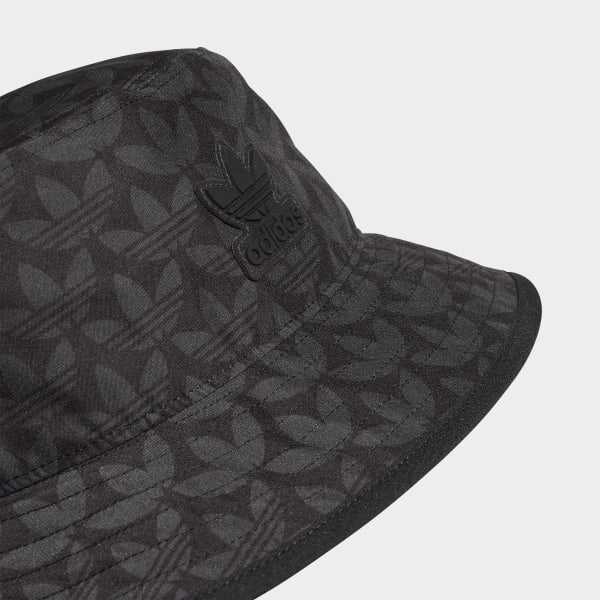 Black Monogram Bucket Hat