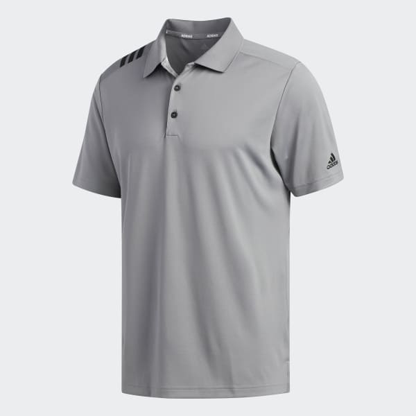 Stripes Polo Shirt - Grey | adidas 
